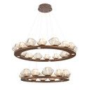 Large Chandeliers Ring/Halo by Hammerton Studio ( 404 | CHB0089-2B-BB-A-CA1-L1 Mesa ) 
