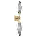 Sconces Double Glass by Hammerton Studio ( 404 | IDB0050-02-GB-CS-L1 Rock Crystal ) 