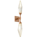 Sconces Double Glass by Hammerton Studio ( 404 | IDB0050-02-NB-CA-L1 Rock Crystal ) 