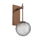 Sconces Single Glass by Hammerton Studio ( 404 | IDB0092-01-BB-C-L3 Gaia ) 