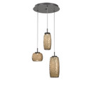 Mini Pendants 3 Light Cluster by Hammerton Studio ( 404 | CHB0091-03-GP-B-C01-L3 Vessel ) 