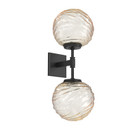 Sconces Double Glass by Hammerton Studio ( 404 | IDB0092-02-MB-A-L1 Gaia ) 