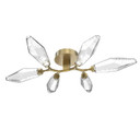 Semi-Flush Mts. Glass Down by Hammerton Studio ( 404 | CLB0050-01-GB-CC-L3-RTS Rock Crystal ) 