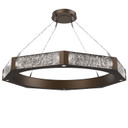 Large Chandeliers Ring/Halo by Hammerton Studio ( 404 | CHB0061-48-FB-GC-CA1-L3 Glacier ) 