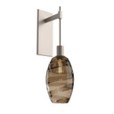 Sconces Single Glass by Hammerton Studio ( 404 | IDB0035-24-BS-OB-E2 Ellisse ) 