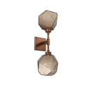 Sconces Double Glass by Hammerton Studio ( 404 | IDB0039-02-BB-B-L1 Gem ) 