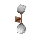 Sconces Double Glass by Hammerton Studio ( 404 | IDB0039-02-BB-S-L1 Gem ) 