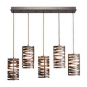 Linear/Island 4 Light + by Hammerton Studio ( 404 | PLB0013-05-BB-F-C01-L3 Tempest ) 