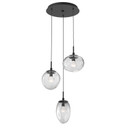 Mini Pendants 3 Light Cluster by Hammerton Studio ( 404 | CHB0069-03-MB-ZC-C01-L1 Cosmos ) 
