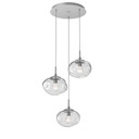 Mini Pendants 3 Light Cluster by Hammerton Studio ( 404 | CHB0068-03-CS-ZC-C01-L1 Nebula ) 