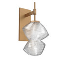 Sconces Single Glass by Hammerton Studio ( 404 | IDB0089-01-NB-C-L3 Mesa ) 