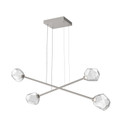 Linear/Island 2 Light Bar by Hammerton Studio ( 404 | PLB0039-M2-BS-C-CA1-L3 Gem ) 