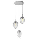 Mini Pendants 3 Light Cluster by Hammerton Studio ( 404 | CHB0063-03-CS-C-C01-E2 Meteo ) 