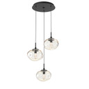 Mini Pendants 3 Light Cluster by Hammerton Studio ( 404 | CHB0068-03-MB-GA-C01-L1 Nebula ) 