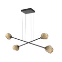 Linear/Island 2 Light Bar by Hammerton Studio ( 404 | PLB0039-M2-MB-B-CA1-L1 Gem ) 