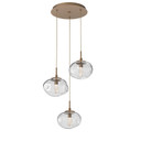 Mini Pendants 3 Light Cluster by Hammerton Studio ( 404 | CHB0068-03-NB-GC-C01-L1 Nebula ) 