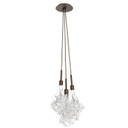 Mini Pendants 3 Light Cluster by Hammerton Studio ( 404 | LAB0059-0A-FB-BC-C01-L3 Blossom ) 