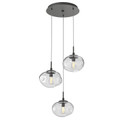 Mini Pendants 3 Light Cluster by Hammerton Studio ( 404 | CHB0064-03-GP-C-C01-E2 Nebula ) 
