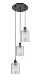 Mini Pendants 3 Light Cluster by Innovations ( 405 | 113B-3P-BK-G112 Ballston ) 