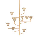 Large Chandeliers Metal Shade by Hudson Valley ( 70 | 1289-VGL/GLI Alora ) 