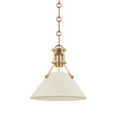Mini Pendants Metal Shade by Hudson Valley ( 70 | MDS351-AGB/OW Painted No.2 ) 