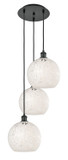 Mini Pendants 3 Light Cluster by Innovations ( 405 | 113B-3P-BK-G1216-10WM Ballston ) 