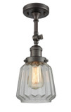 Semi-Flush Mts. Directional by Innovations ( 405 | 201F-OB-G142-LED Franklin Restoration ) 