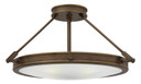 Semi-Flush Mts. Bowl Style by Hinkley ( 13 | 3382LZ Collier ) 