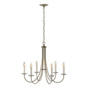 Mid. Chandeliers Candle by Hubbardton Forge ( 39 | 101160-SKT-84 Simple Lines ) 