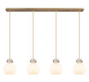 Linear/Island 4 Light + by Innovations ( 405 | 124-410-1PS-BB-G410-8WH Newton ) 