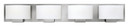 Bathroom Fixtures Four Lights by Hinkley ( 13 | 53554BN Mila ) 