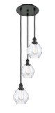 Mini Pendants 3 Light Cluster by Innovations ( 405 | 113B-3P-BK-G362 Ballston ) 