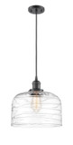 Mini Pendants Glass Down by Innovations ( 405 | 201C-OB-G713-L Franklin Restoration ) 
