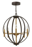 Foyer/Hall Lanterns Open Frame by Hinkley ( 13 | 3466SB Euclid ) 