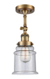 Sconces Single Glass by Innovations ( 405 | 203-BB-G184-LED Franklin Restoration ) 