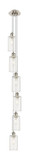 Pendants Multi-port/Cascade by Innovations ( 405 | 106B-6P-SN-G434-7CL Downtown Urban ) 