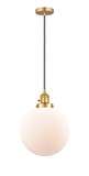 Mini Pendants Glass Down by Innovations ( 405 | 201CSW-SG-G201-10-LED Franklin Restoration ) 