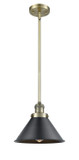 Mini Pendants Metal Shade by Innovations ( 405 | 201S-AB-M10-BK Franklin Restoration ) 