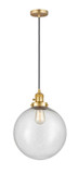 Mini Pendants Glass Down by Innovations ( 405 | 201CSW-SG-G204-12-LED Franklin Restoration ) 