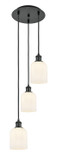Mini Pendants 3 Light Cluster by Innovations ( 405 | 113B-3P-BK-G559-5GWH Ballston ) 