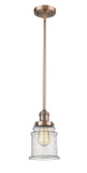 Mini Pendants Glass Down by Innovations ( 405 | 201S-AC-G184-LED Franklin Restoration ) 