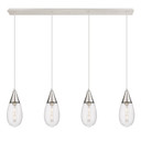 Linear/Island 4 Light + by Innovations ( 405 | 124-450-1P-PN-G450-6SCL Downtown Urban ) 