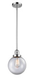 Mini Pendants Glass Down by Innovations ( 405 | 201S-PC-G202-8-LED Franklin Restoration ) 