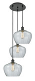 Mini Pendants 3 Light Cluster by Innovations ( 405 | 113B-3P-BK-G92-L Ballston ) 