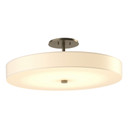 Semi-Flush Mts. Drum Shade by Hubbardton Forge ( 39 | 126805-LED-84-SH1970 Disq ) 