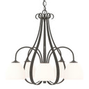 Mid. Chandeliers Glass Down by Hubbardton Forge ( 39 | 101445-SKT-07-GG0001 Sweeping Taper ) 