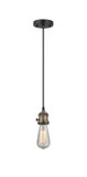 Mini Pendants Exposed Lamps by Innovations ( 405 | 201CSW-BAB Franklin Restoration ) 
