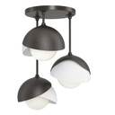 Semi-Flush Mts. Multi-port/Cluster by Hubbardton Forge ( 39 | 121374-SKT-14-02-GG0711 Brooklyn ) 