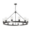 Large Chandeliers Glass Shade by Hunter ( 47 | 13061 Hartland ) 