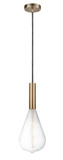 Mini Pendants Glass Down by Innovations ( 405 | 198-1P-AB-BB164LED Auralume ) 